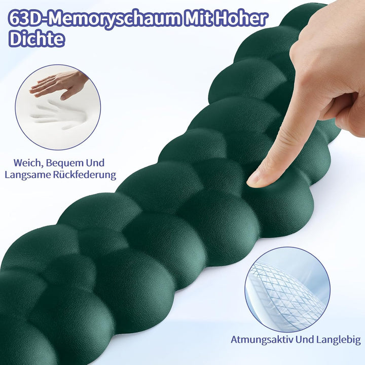Sushret Handballenauflage Tastatur Wolke, Ergonomische Handauflage Mit PU Leder Memory Schaum, Cloud