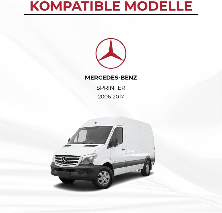 KFoam. Faltbare Matratze für Vorderbett, für Mercedes Sprinter, Grau (2006-2017)