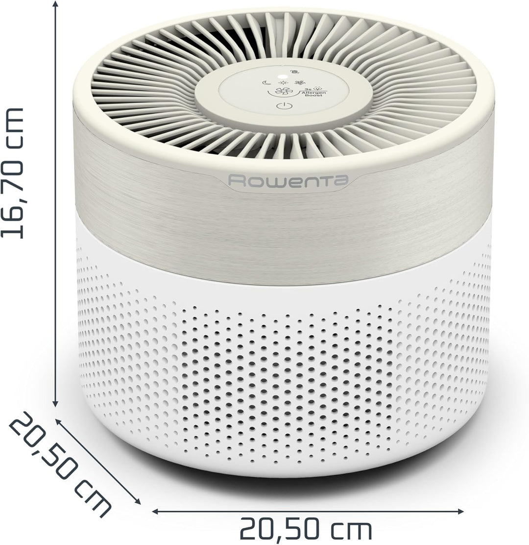 Rowenta Pure Air Mini Luftreiniger, für zu Hause, ultrakompakte Grösse | bis 22 m², extrem leiser Na