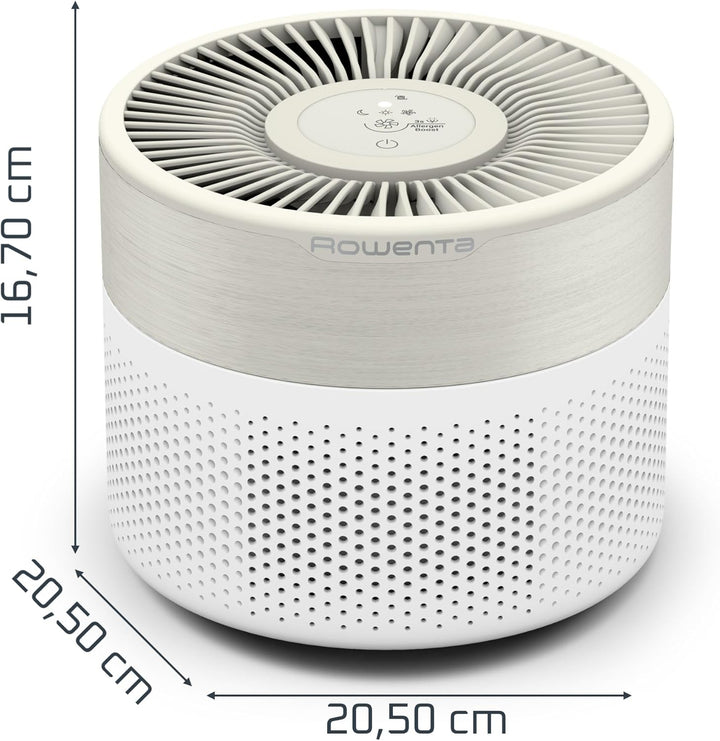 Rowenta Pure Air Mini Luftreiniger, für zu Hause, ultrakompakte Grösse | bis 22 m², extrem leiser Na