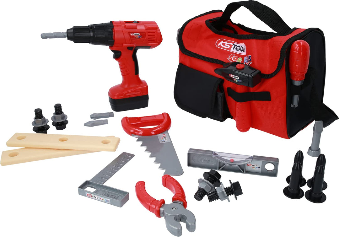 KS Tools for Kids 100204 Kinder Werkzeug-Satz mit Smartbag-Tasche | 26-tlg.
