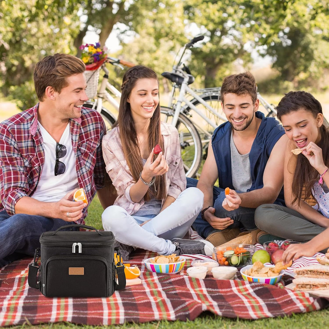 Lifewit Isolierte Kühltasche, Wiederverwendbare Lunchtasche, Tragbare Kühlbox, weiche Tragetasche, a