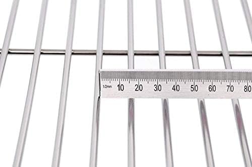 Grillrost Ø 34,5 cm aus Edelstahl rostfrei und elektropoliert 4mm für Grill rund, Kugelgrill, Feuers