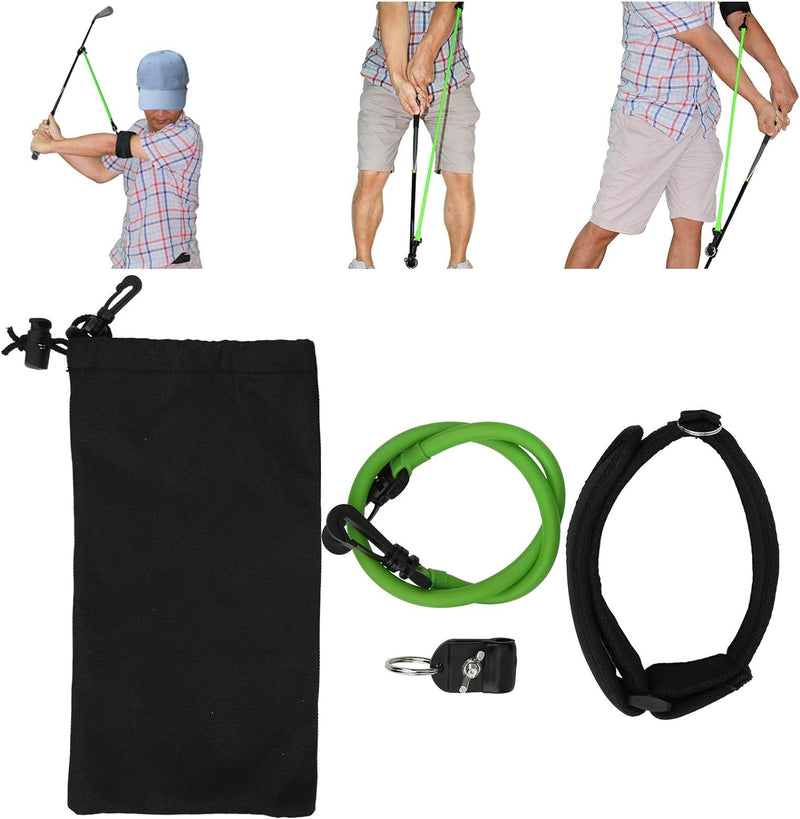 CHICIRIS Golf Swing Trainingshilfe, Golf Swing Release Trainer, Gummi Golf Swing Seil, Kraft Stretch