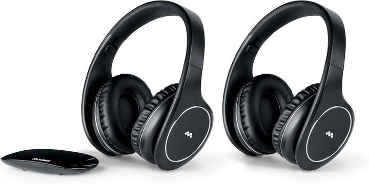 Meliconi HP Easy Digital Bundle, 2 drahtlose Stereo-TV-Headsets, 100% digital, mit analogem/digitale