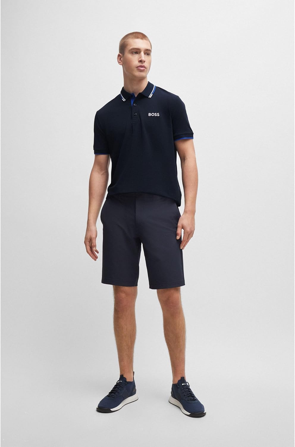 BOSS Herren Poloshirt, 6XL Dark Blue402