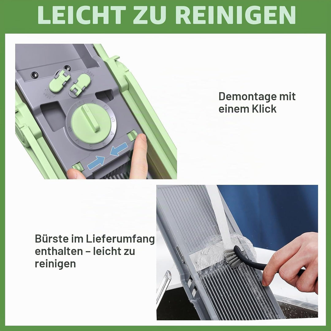Safe Veggie Chopper Gemüseschneider, Pommes Frittierschneider, Zwiebelhacker, Gemüsehobel, multifunk