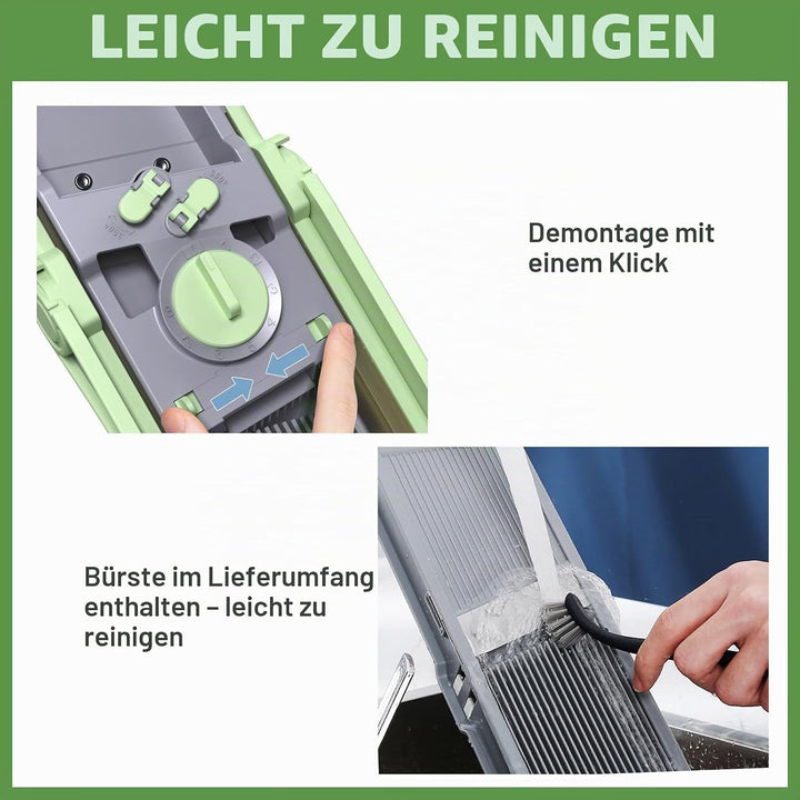Safe Veggie Chopper Gemüseschneider, Pommes Frittierschneider, Zwiebelhacker, Gemüsehobel, multifunk
