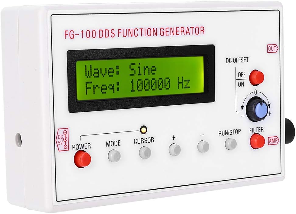 FTVOGUE 1HZ-500KHz DDS Funktionssignalgenerator Modul Sinus Rechteck Dreieck Sägezahn