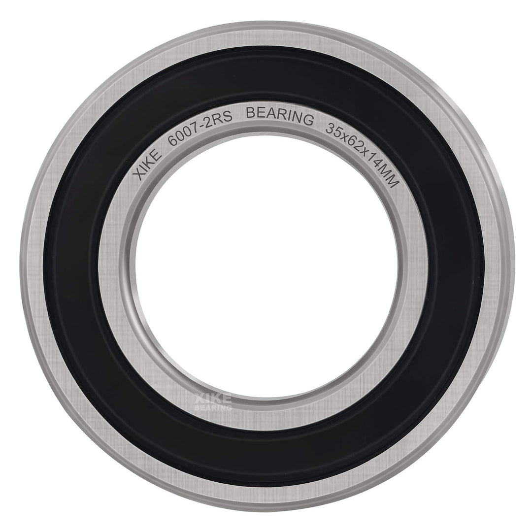 XiKe 6007-2RS kugellager 35x62x14mm (4er Pack) - 100Cr6 Lagerstahl &amp; vorgeschmiert - Doppelte Gummid