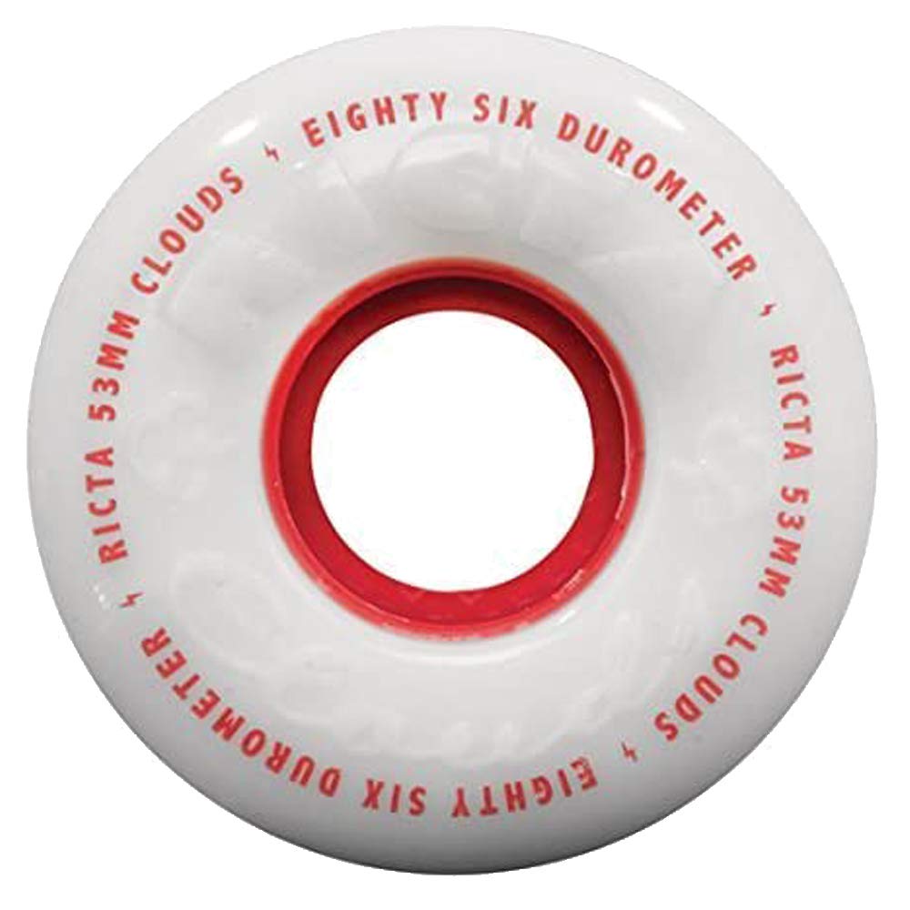 Ricta Clouds Skateboard-Rollen, 4 Stück 53 mm, 53 mm