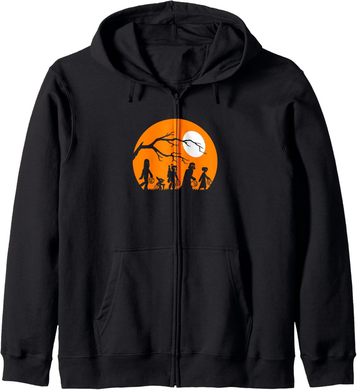 Star Wars Trick Or Treat Halloween Silhouette Kapuzenjacke