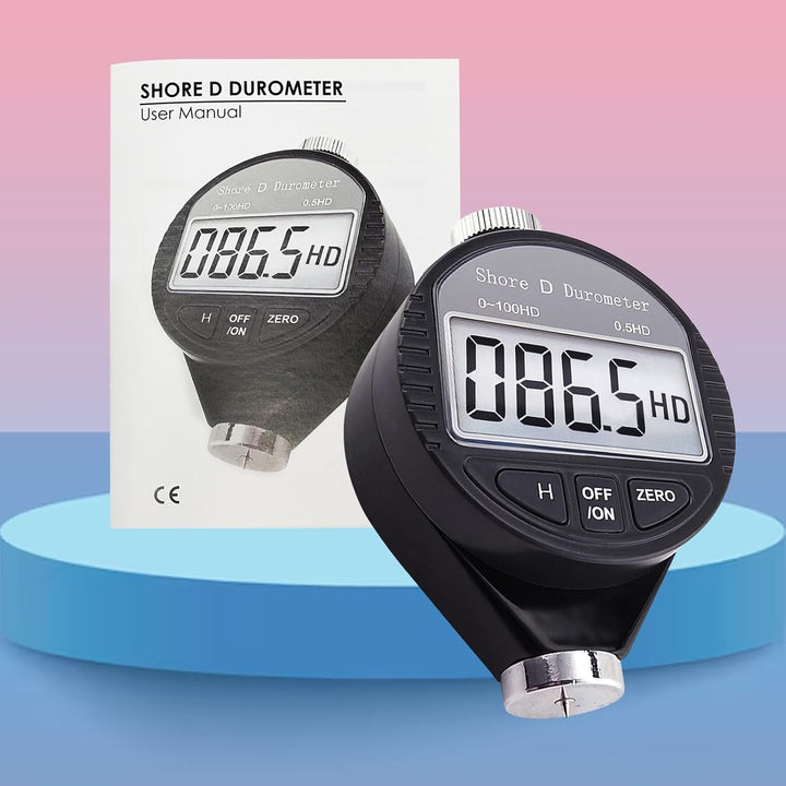 Digital-Shore-D-Meter 0 bis 100 Hd Durometer Harte Härte Gummi und Kunststoffe wie Thermokunststoffe