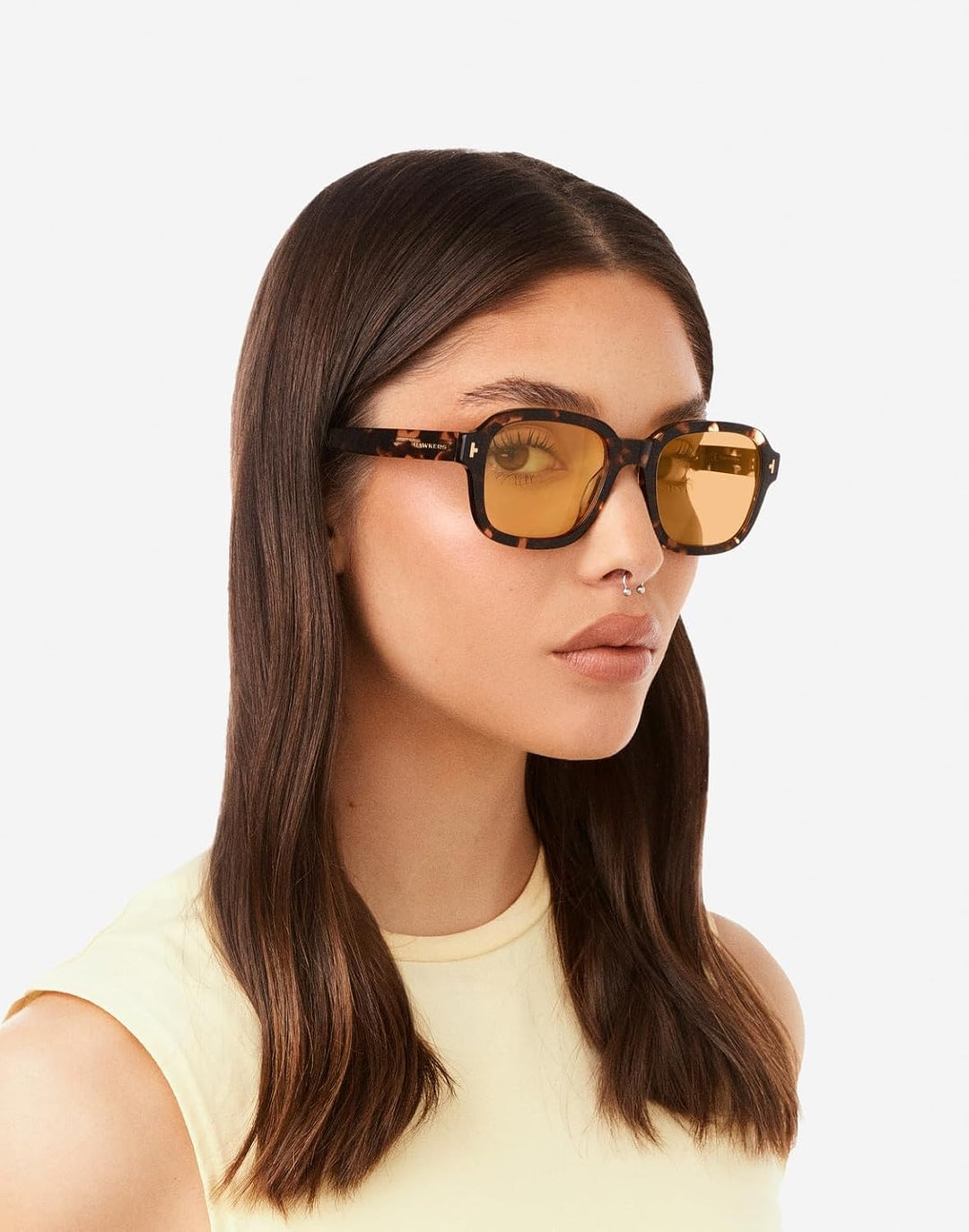 HAWKERS Unisex Twist Sonnenbrille Cosmetic Yellow · Beige Carey, Cosmetic Yellow · Beige Carey