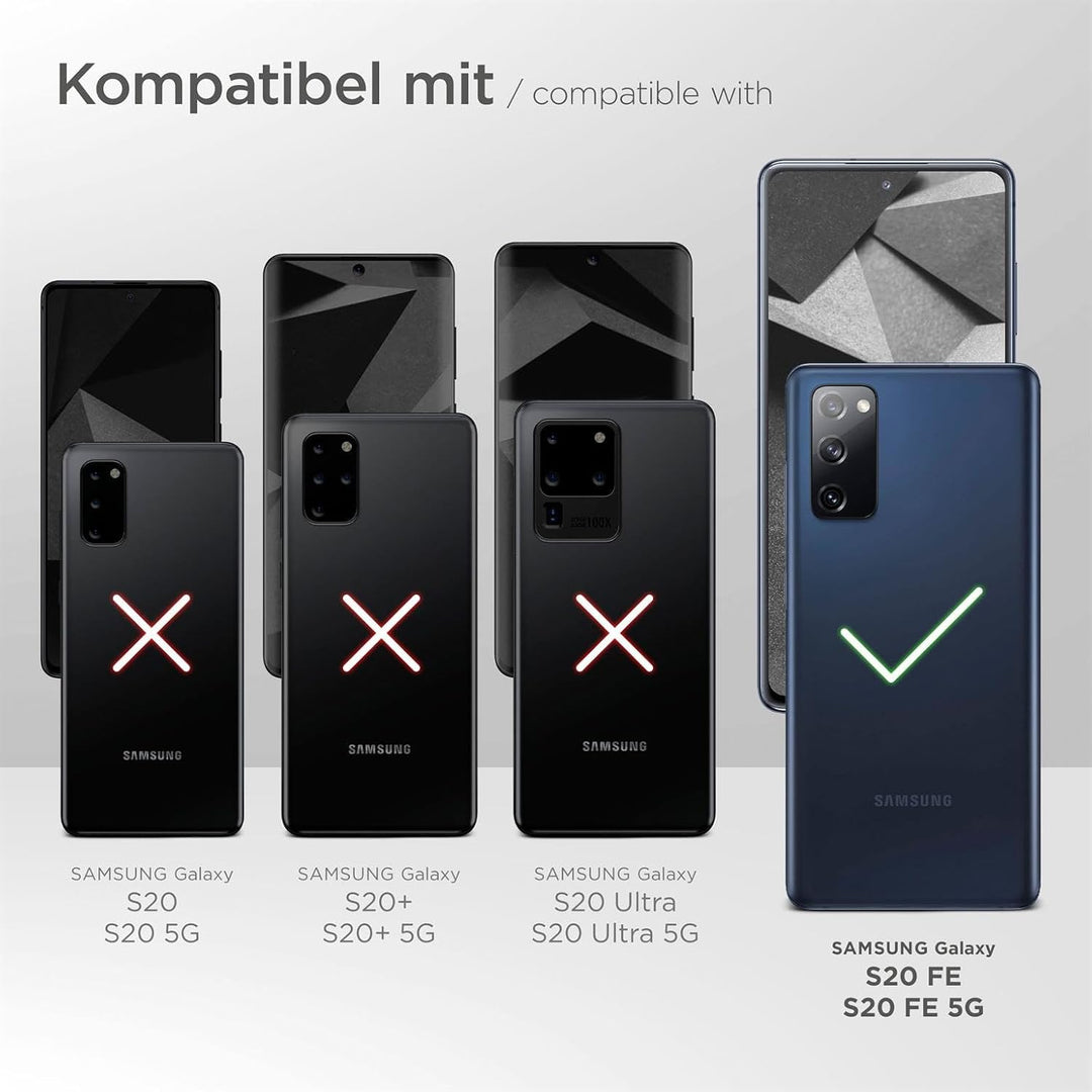 ONEFLOW Soft Case für Samsung Galaxy S20 FE/FE 5G Hülle aus Silikon mit Kameraschutz, Silikonhülle m