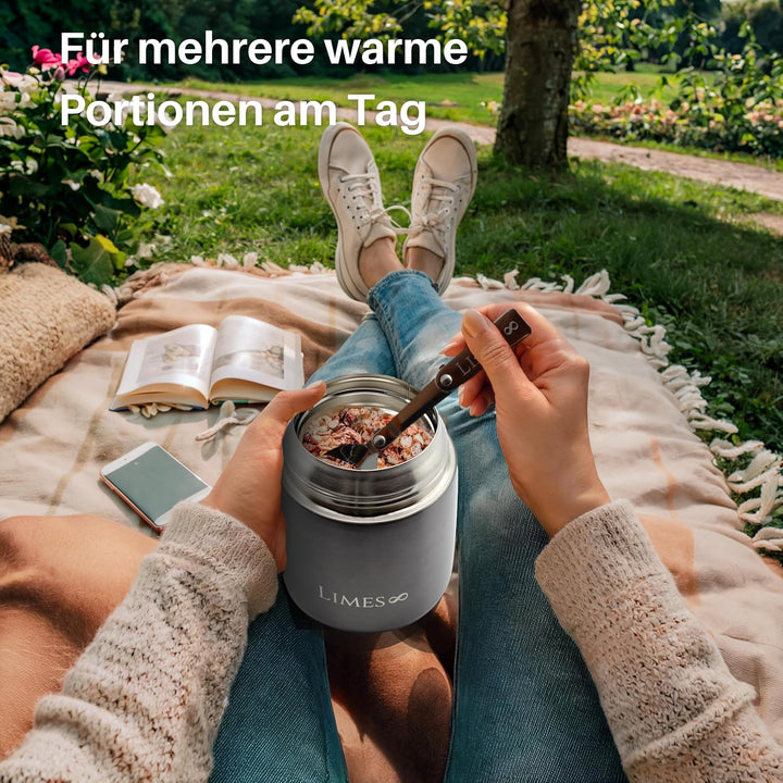 Thermobehälter für Essen 500ml [Heiss & Kalt] - Warmhaltebehälter, Thermobox, Thermobecher - Thermo
