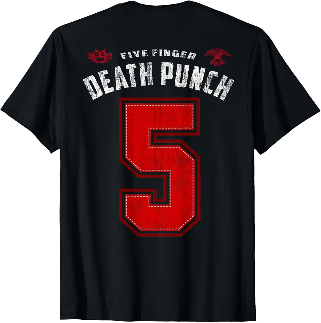 5FDP - Warhead Skull Front Back Print T-Shirt