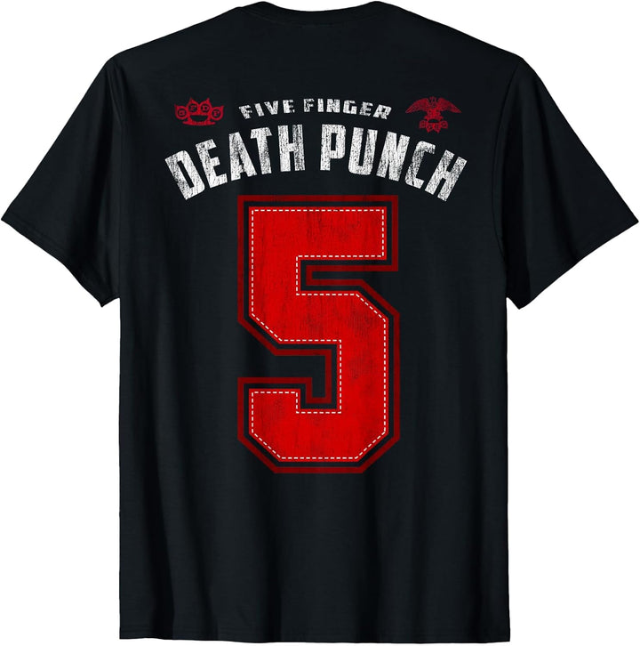 5FDP - Warhead Skull Front Back Print T-Shirt