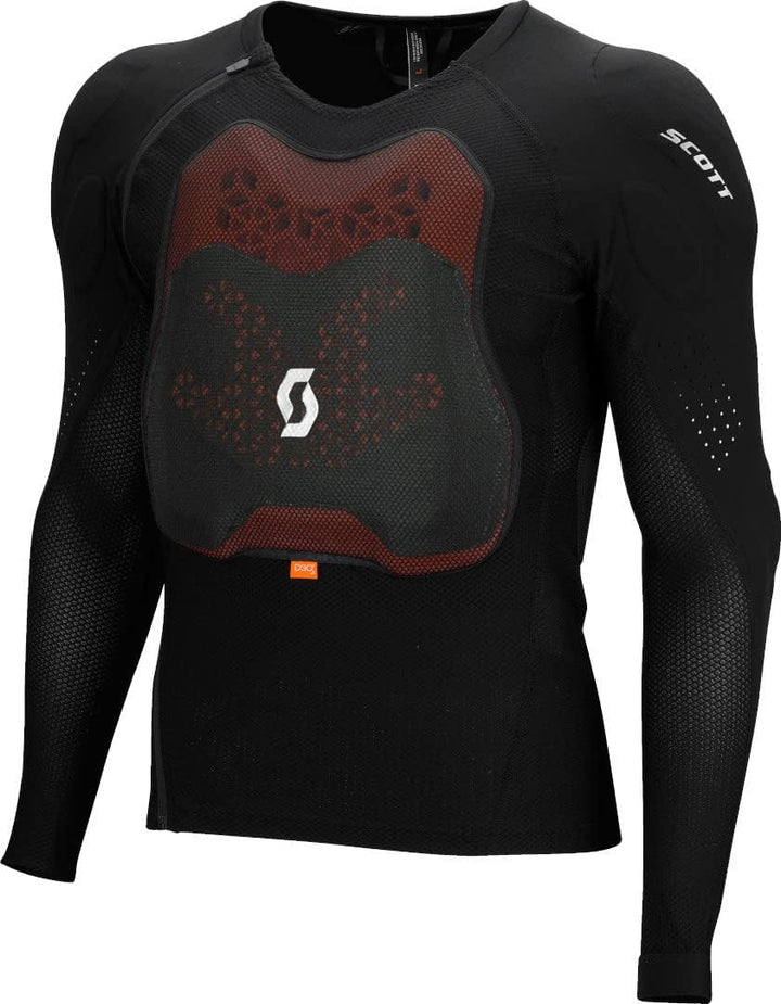 SCOTT Softcon Hybrid Pro MX Motocross DH Protektorenjacke schwarz 2025: Grösse: S, S