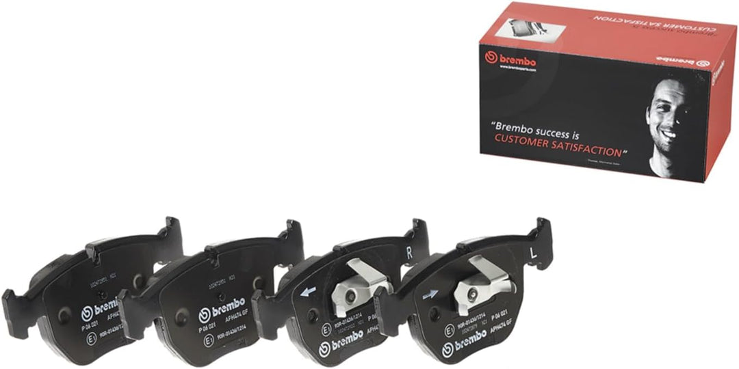 Brembo P 06 021 Bremsbelagsatz, Scheibenbremse - (4-teilig)