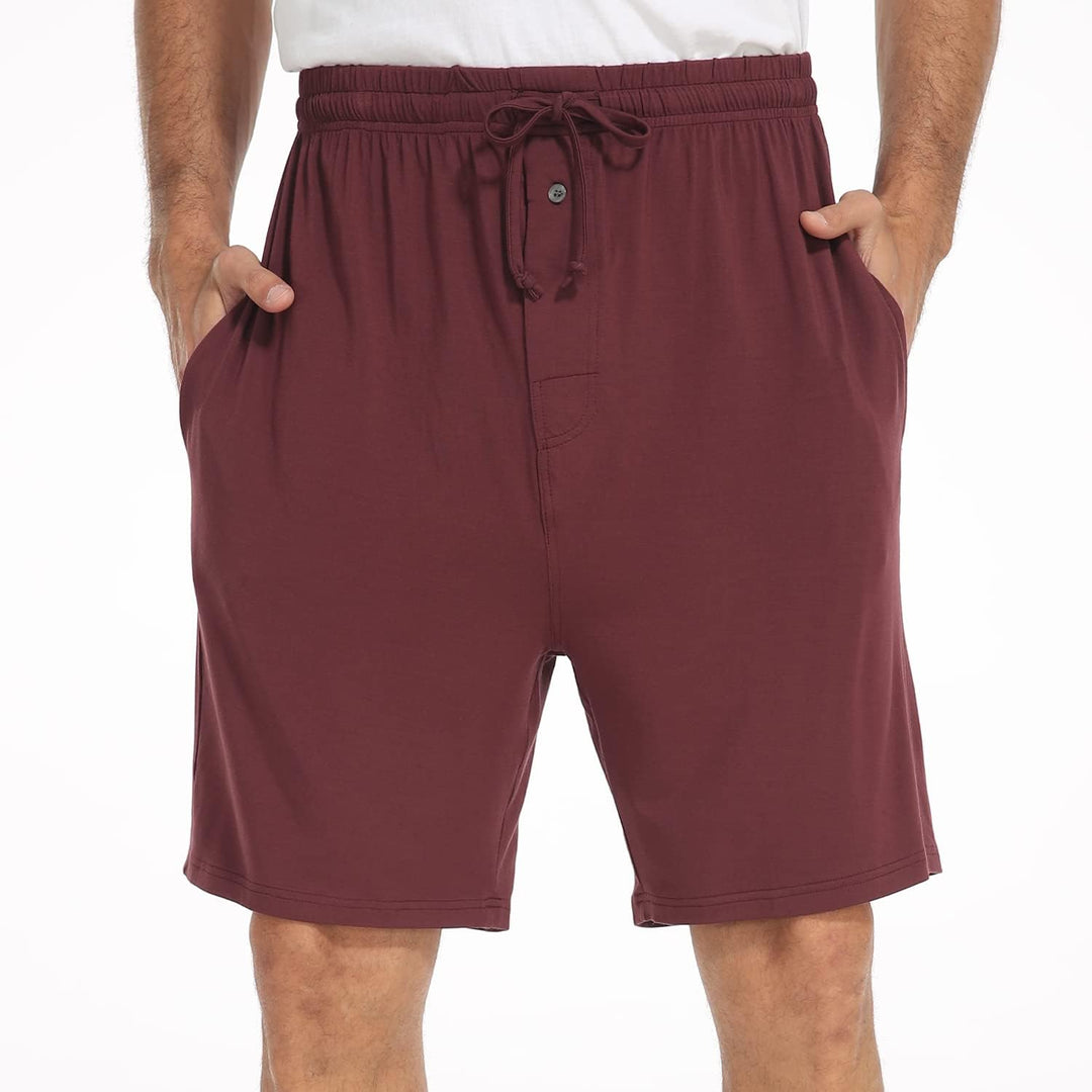 North Bund Herren Schlafanzughose Kurz Pyjamahose 2er Pack Schlafshorts Freizeithose Sommer Nachtwäs