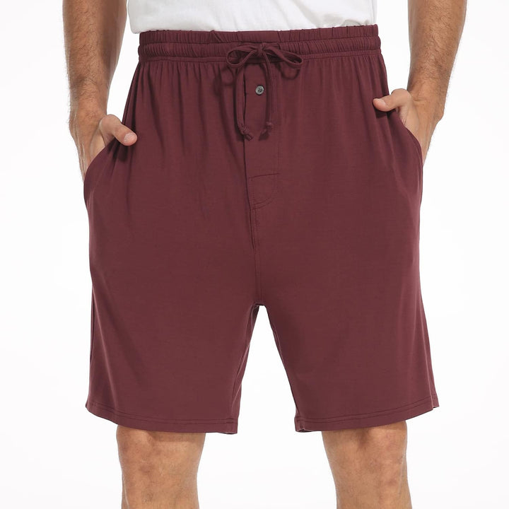 North Bund Herren Schlafanzughose Kurz Pyjamahose 2er Pack Schlafshorts Freizeithose Sommer Nachtwäs