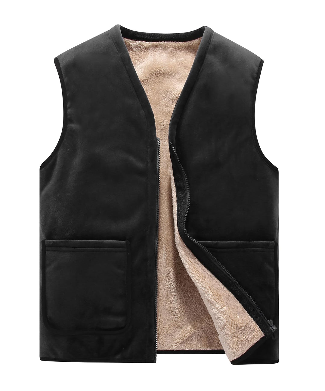 Btmpmcs Herren Fleece Weste Leichte Ärmellose Jacke Outdoor Westen Polarfleece-Weste Bodywarmer Wint