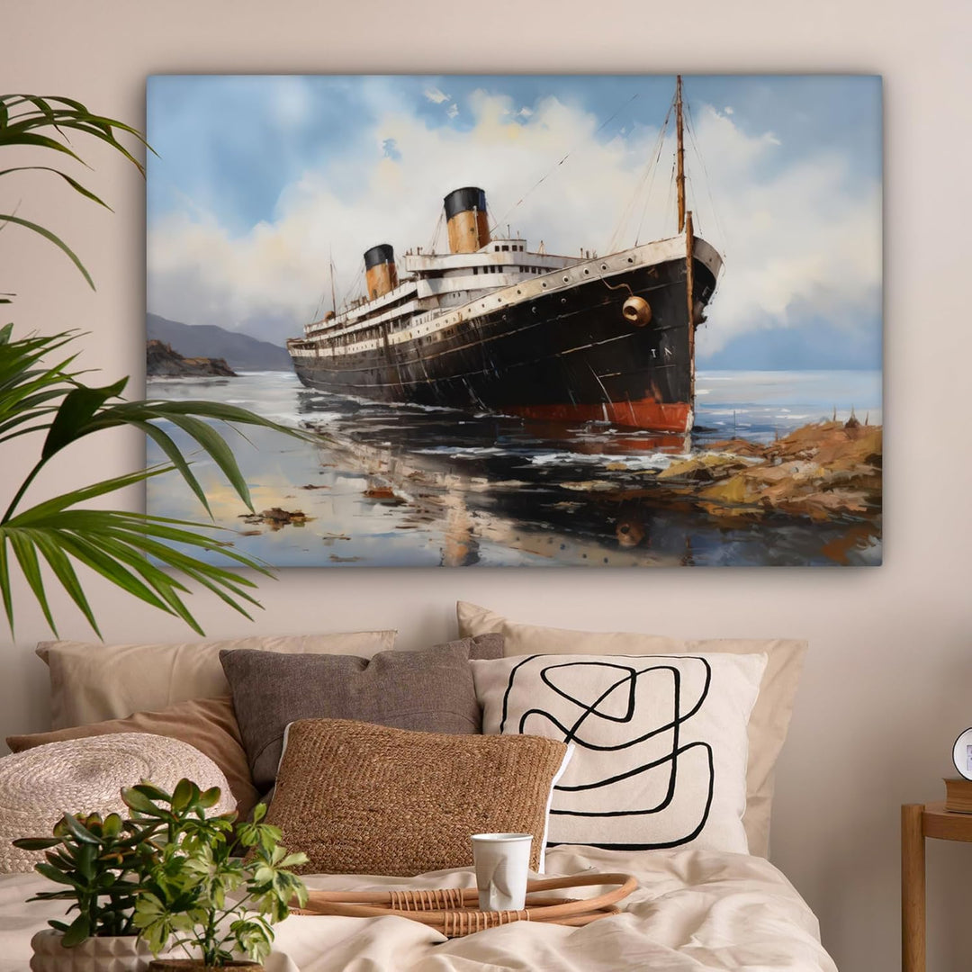 MuchoWow© Leinwandbild Gross 120x80 cm XXL Dekoration Wohnzimmer Bilder Aufhängen Wall Decoration Li