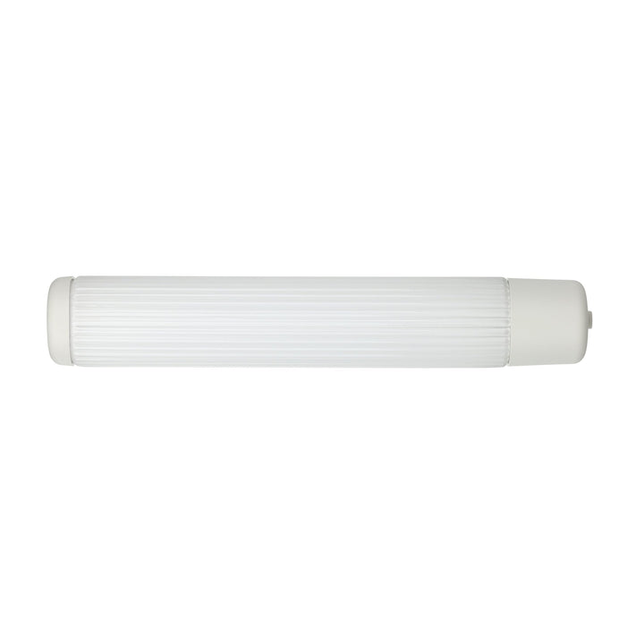 EGLO Wandlampe Bari 1, 2 flammige Spiegelleuchte mit Steckdose und Druckknopf, Wandleuchte aus Glas,