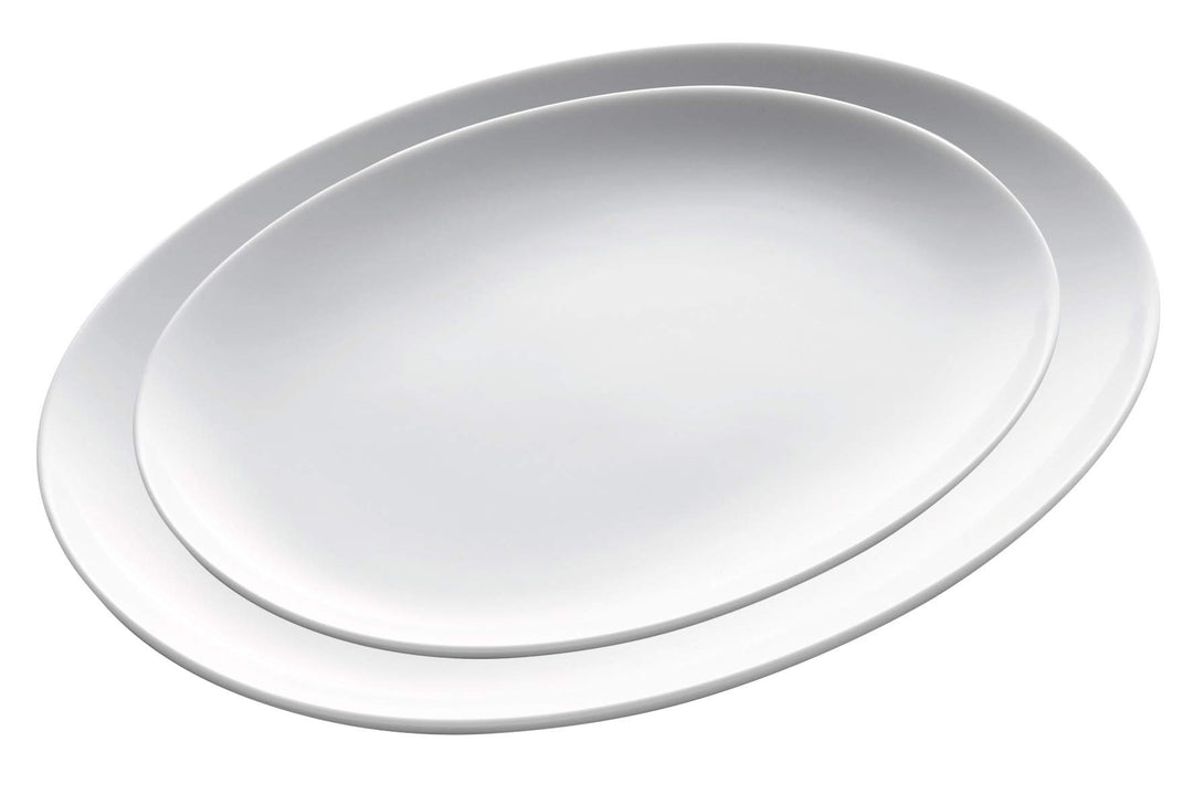 KAHLA 1UC193A9001UC BBQ Platten-Set 2tlg. | weisses Platten Set aus Porzellan Plattenset, Plattenset
