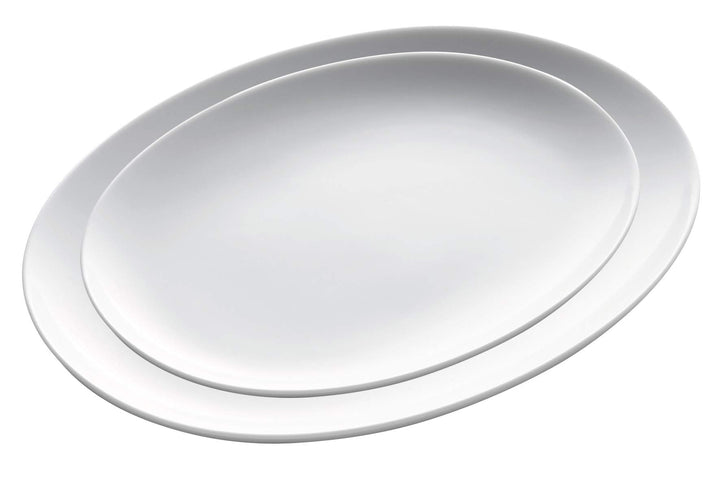 KAHLA 1UC193A9001UC BBQ Platten-Set 2tlg. | weisses Platten Set aus Porzellan Plattenset, Plattenset