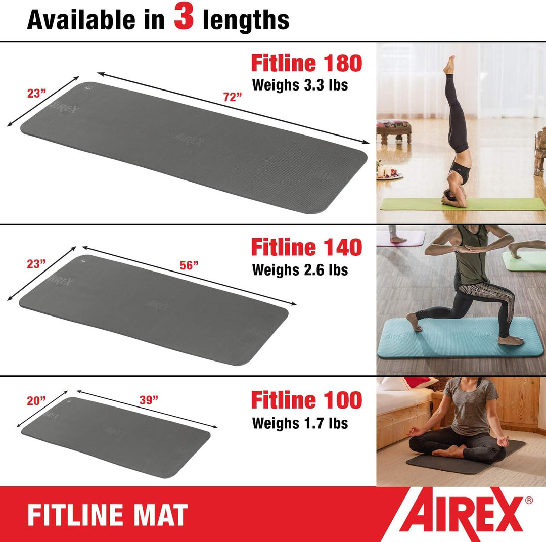 Airex Fitline Fitnessmatte anthrazit, anthrazit