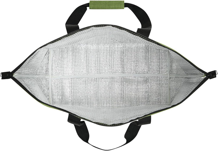Faltbare Kühltasche Gross ca. 38x19x26cm (17L) – Robuste Isoliertasche für Einkauf & Camping, Thermo