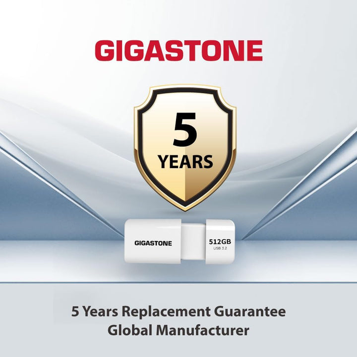 Gigastone Z60 128GB 5-Pack USB 3.2 Gen1 Flash Drive, R/W 120/60MB/s Ultra High Speed Pen Drive, Capl