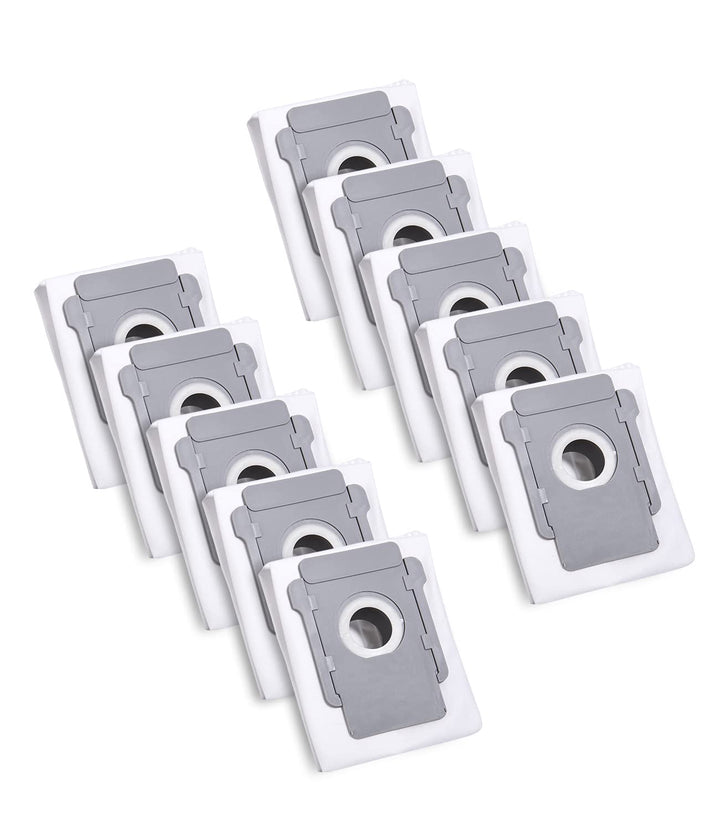 10 Staubsaugerbeutel für iRobot Roomba i7 i7+ i3 i3+j7 j7+S9 S9+ E5 E6 E7 Clean Base,Ersatzteile Kom