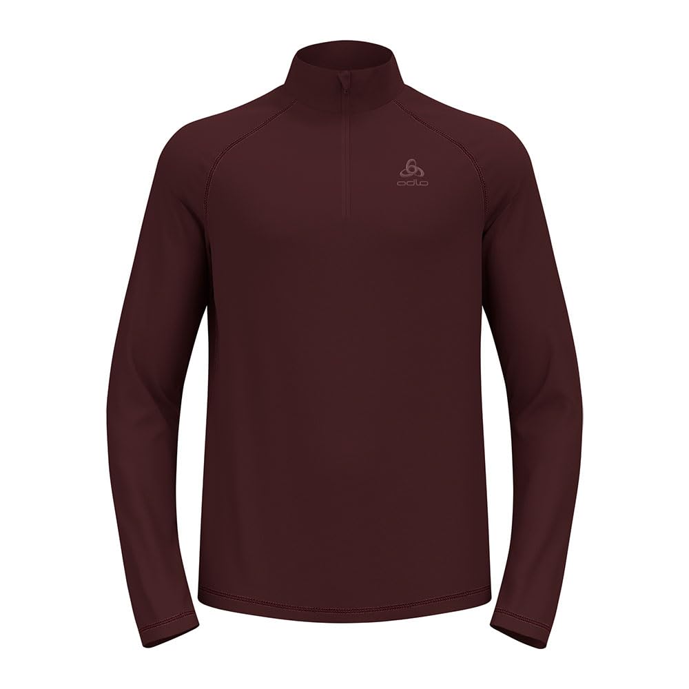 Odlo Herren Odlo Fleecepullover Herren Rigi I Midlayer mit Halbreissverschluss I Langarm Wandershirt