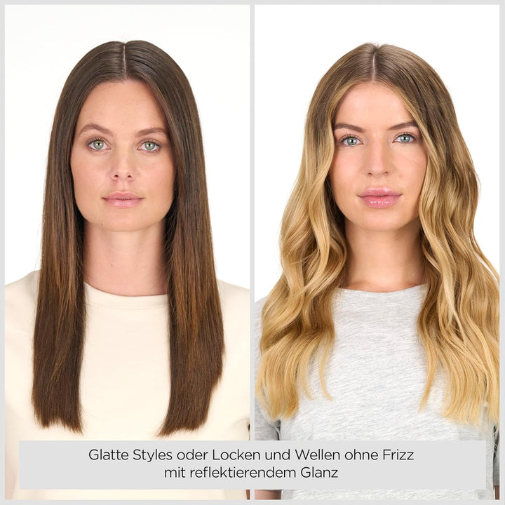 BaByliss Hydro Fusion Glätteisen mit dualer Ionen-Technologie mit Anti-Frizz Effekt, Haarglätter mit