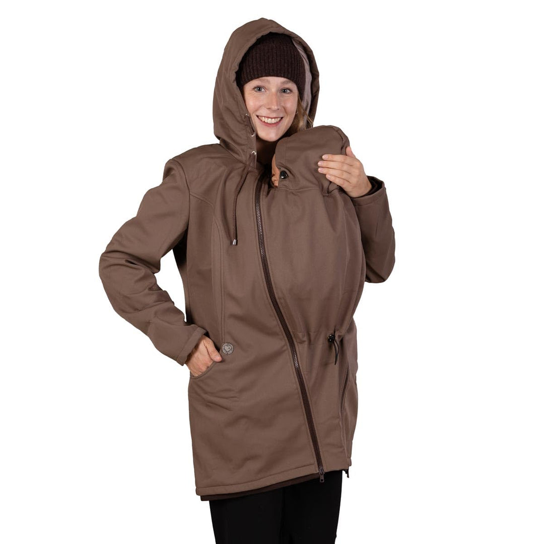 Viva la Mama – Allwetter Funktionsjacke für Mama und Baby, Umstandsjacke + Tragejacke - MELLORY S 3i