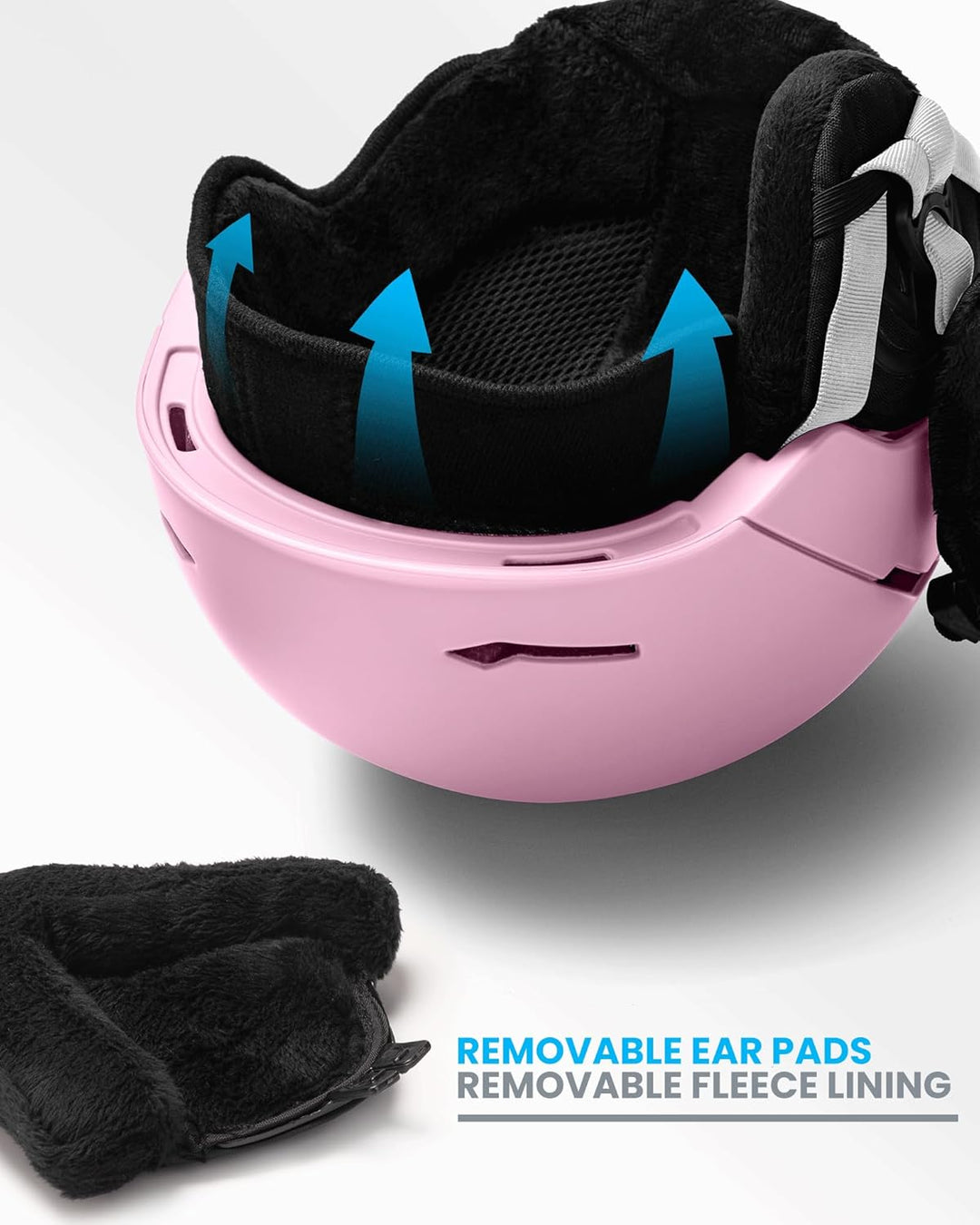 OutdoorMaster ELK MIPS Skihelm - Schneesporthelm Snowboardhelm für Männer Frauen & Jugend Mattes Ros