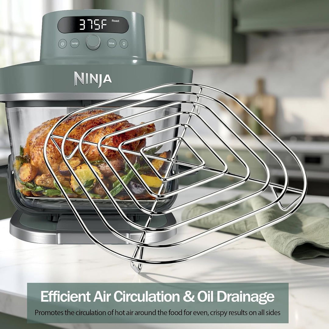 2 Grillroste für Ninja CRISPi PRO XL Fritteuse AS101EU, Rack aus Edelstahl SUS304 für Behälter aus G