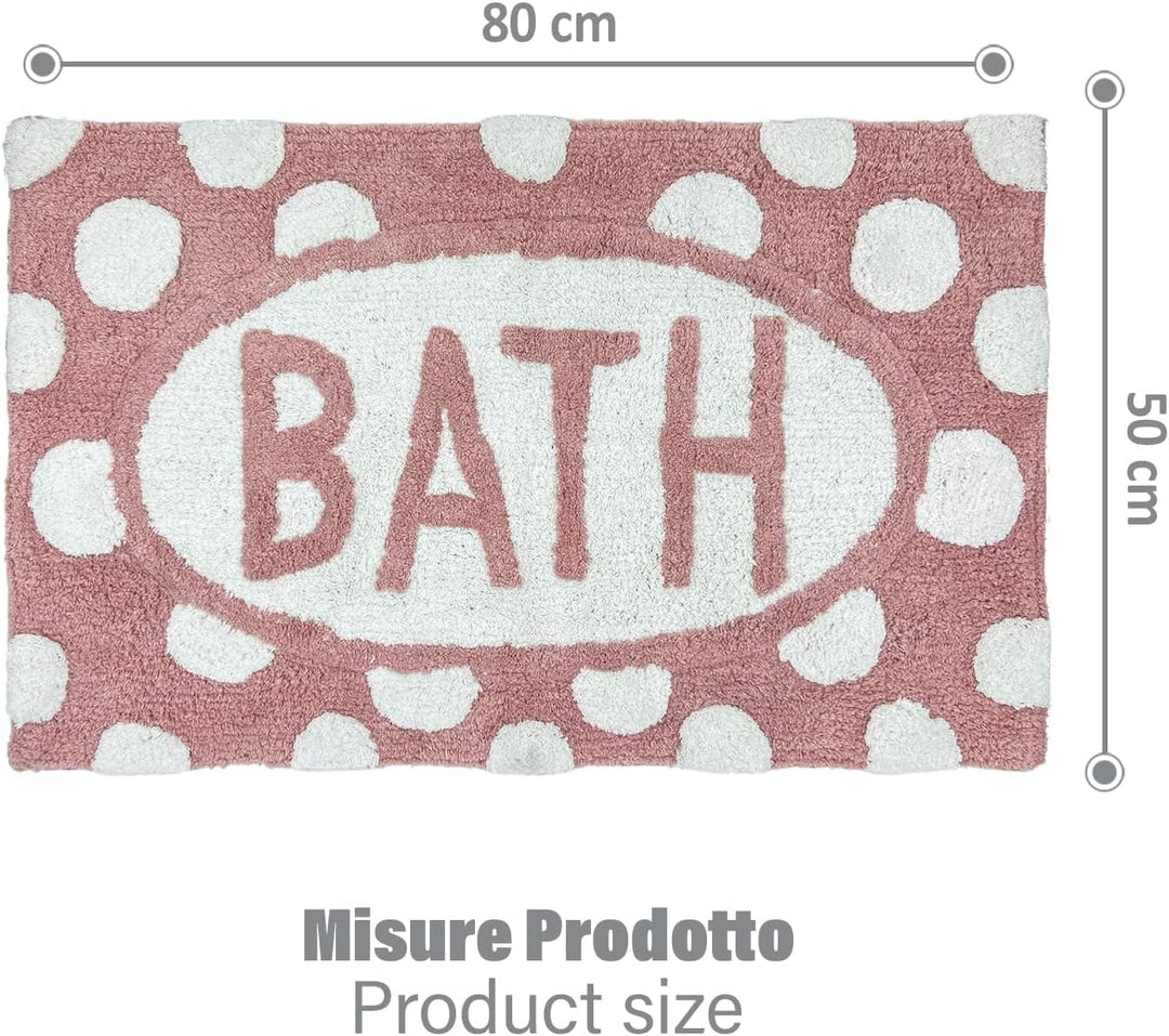 Badteppich rutschfest waschbar & weich - Ideal als Badematte, Badezimmerteppich oder Badvorleger - B