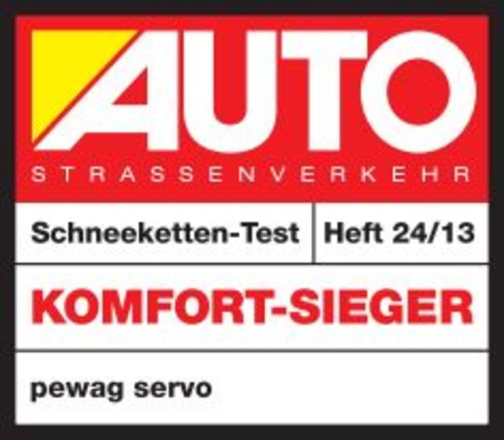 pewag Schneeketten 37011 servo RS 60 , 1 Paar RS 60 Standard Edition Single, RS 60 Standard Edition