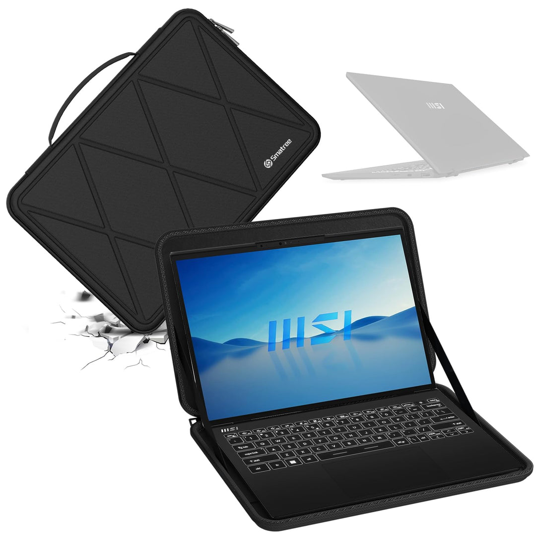Smatree Hard Eva Schutzhülle Tasche Kompatibel für 13,3 Zoll MSI Prestige 13 Evo A13M-050US/A12M-070