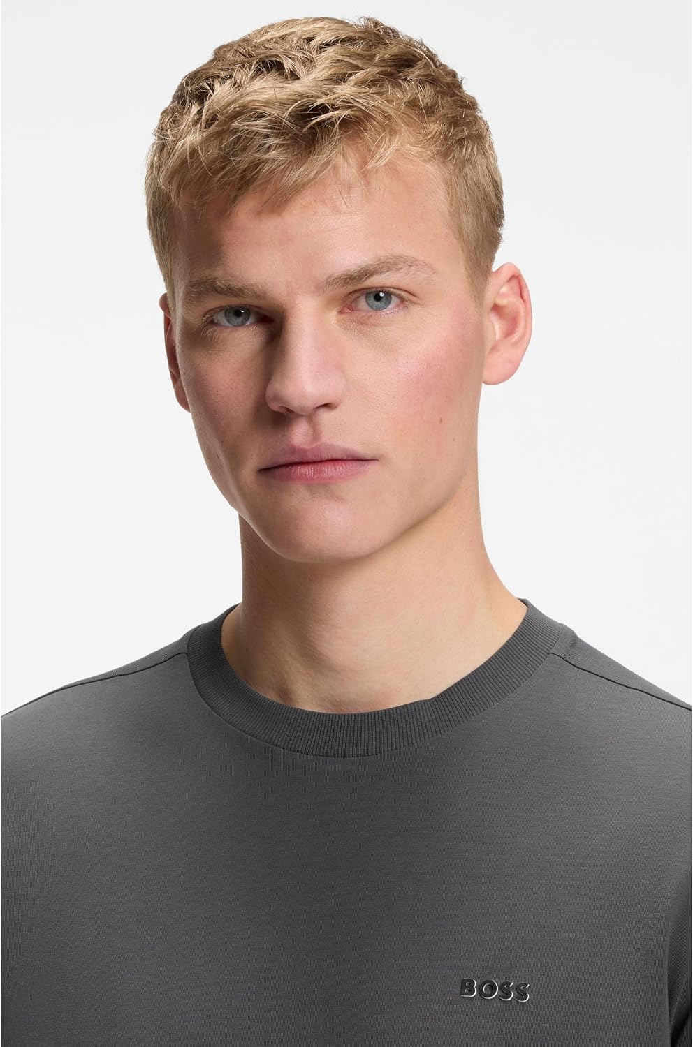 BOSS Herren Tee T-Shirt XS 027dark Grey, XS 027dark Grey