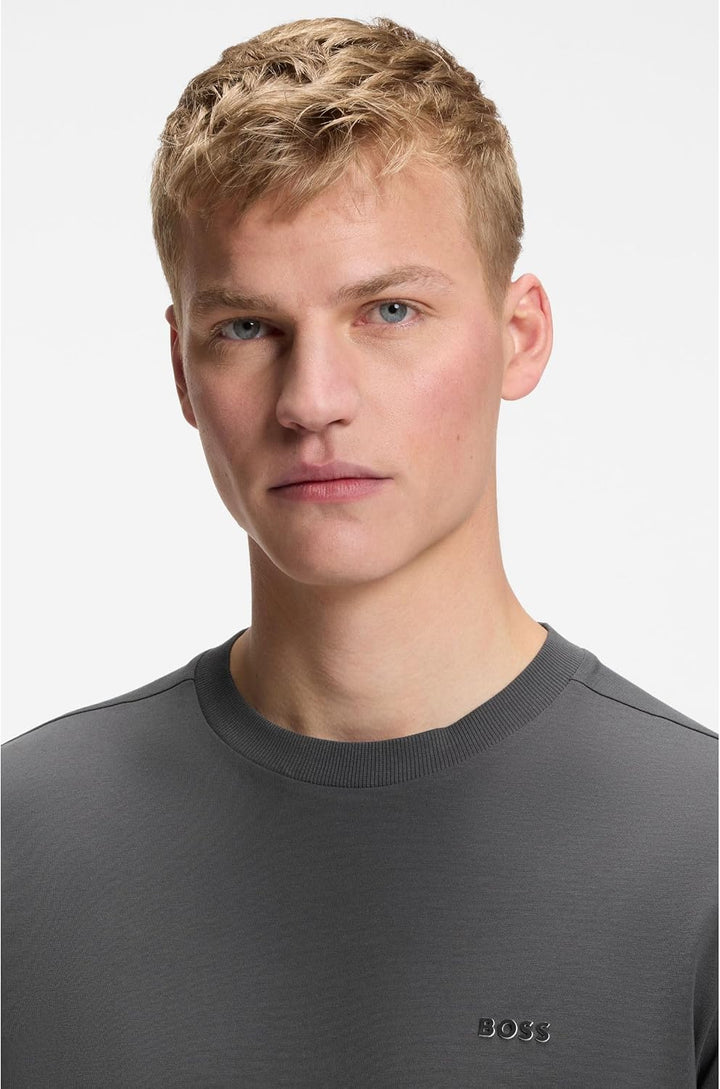 BOSS Herren Tee T-Shirt XS 027dark Grey, XS 027dark Grey