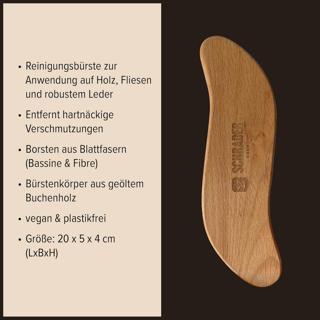 Schrader Reitsport Lederpflege - Pflegeset für strapazierte Reitkleidung und Reitzubehör - Lederrein