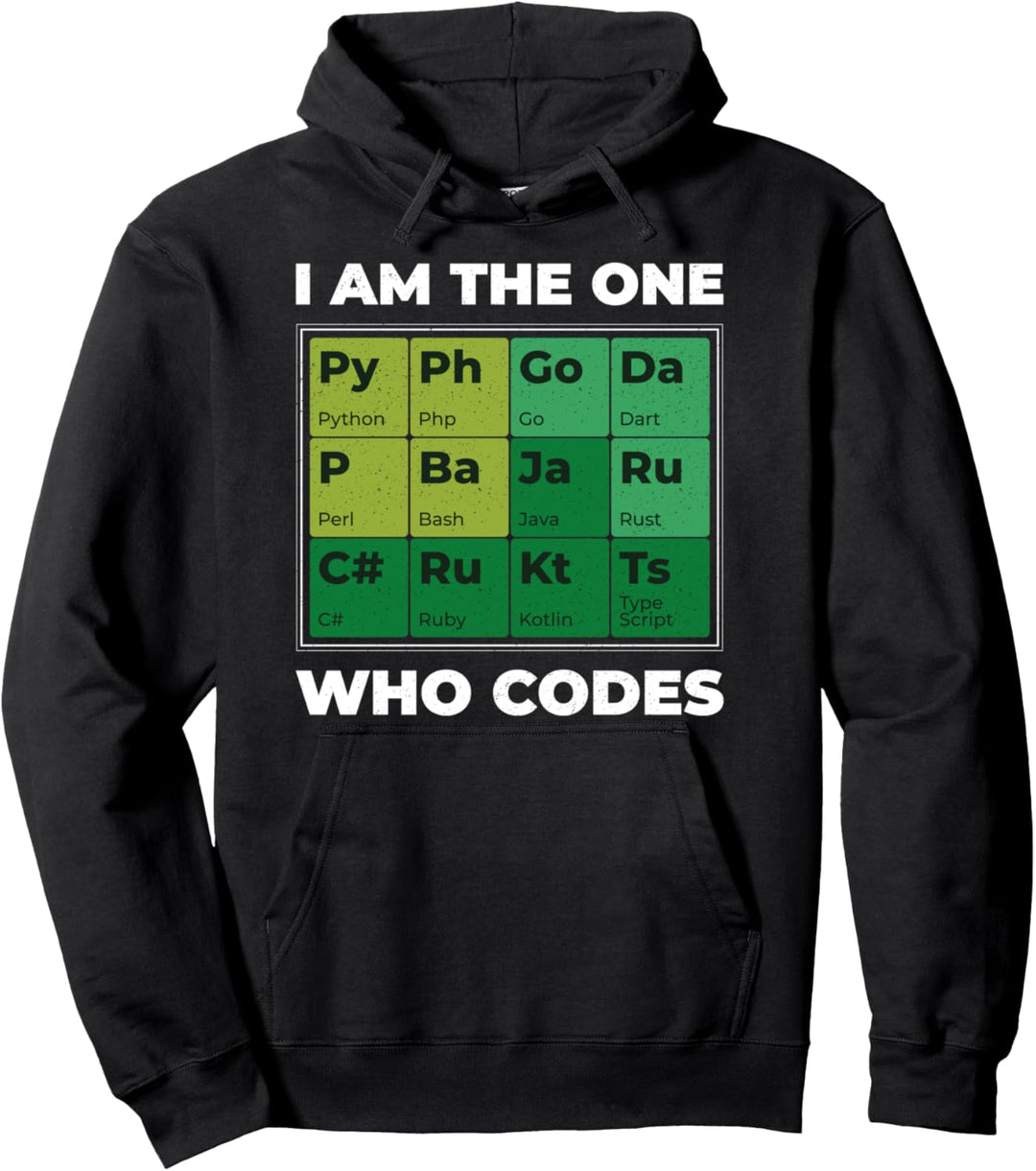 The One Who Codes Programmierer Web-Entwickler Geschenk Pullover Hoodie