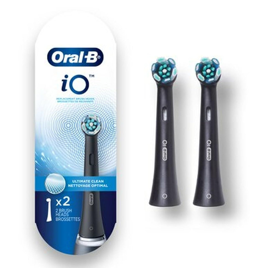 Oral-B - iO Ultimate Clean - 2 Bürstenköpfe - Schwarz - 1 Stück 2 stück (1er Pack) Ultimate Clean Sc
