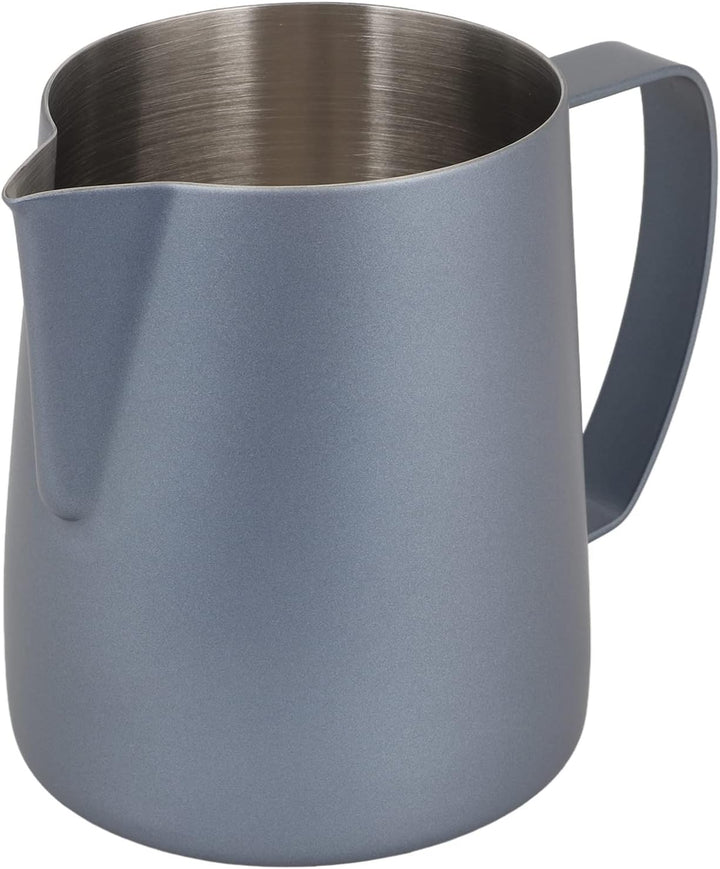 Milchaufschäumbecher aus Edelstahl, 700 Ml, Langlebiger Dampfkrug für Latte-Art-Enthusiasten (Königs