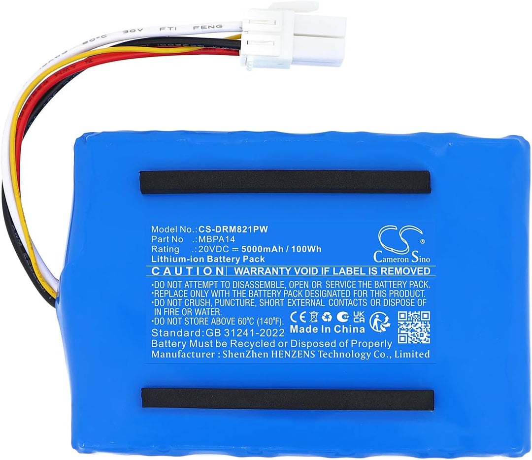 5000mAh Ersatzakku kompatibel mit Dreame A1, A1 Pro, A2, A2 Pro, MLLA7110, MLLA7210, MXXA8210, MBPA1